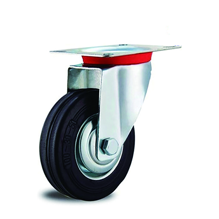 Industrial Casters Rubber Swivel