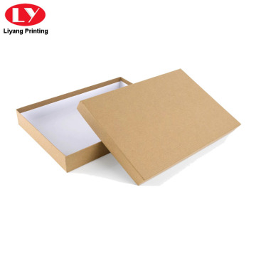 Kraft Paper Box with Lid for Scarf Packaging