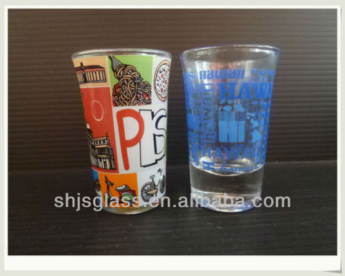 mini promotional printed glass