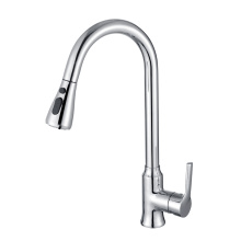 Brass Cold Hot Pull Down Kitchen Faucet