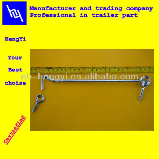 carbon steel hook and eye fastener