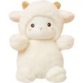 Jouet pour enfants en peluche en peluche blanche mignonne