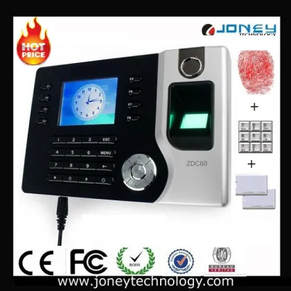Cost Effective Biometrics Attendance Management System Zdc60t Fingerprint