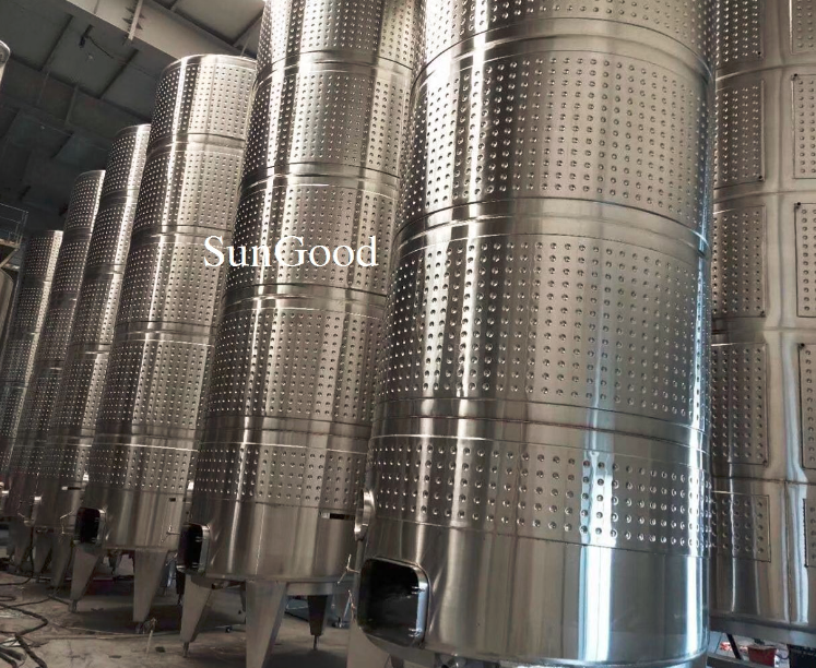 Winery/Cider/Wine/White/Grape/Stainless Steel Pico Fermenter/Vessel with cooling jacket/Transport tank/Blending Tank