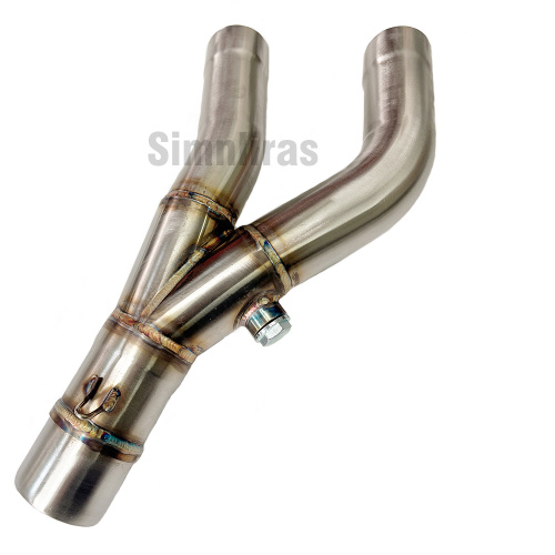 Motorradauspuff für Suzuki Hayabusa Black 08-23 Schalldämpferableitungsschlupf am System