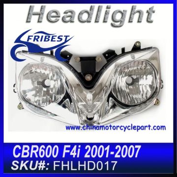CBR600 F4I를위한 헤드 라이트 조명 램프 어셈블리 03 03 04 06 06 07 2001 2002 2003 2004 2005 2006 2007 다크 헤드 라이트