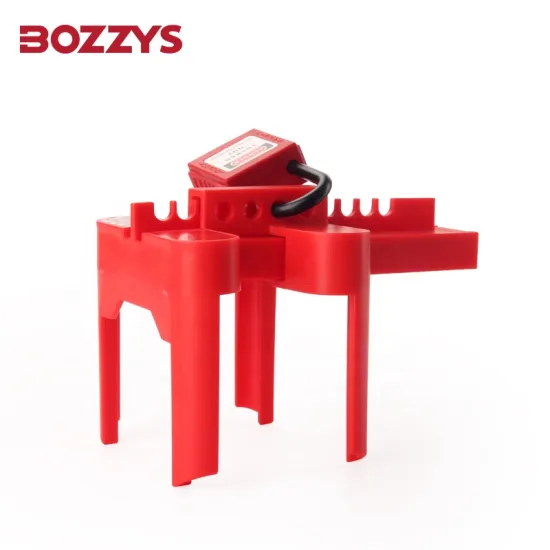 BOZZYS 4-Legged Adjustable Industrial Safety Ball Valve Lockout Tagout Device