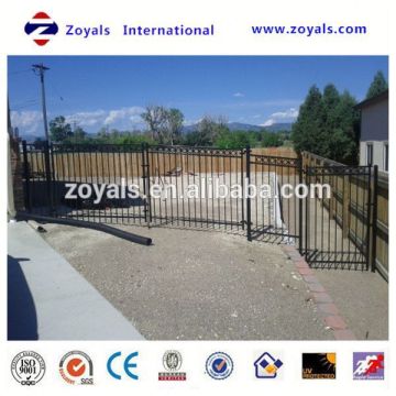 aluminum ornamental fence garden manufacturer with ISO 9001