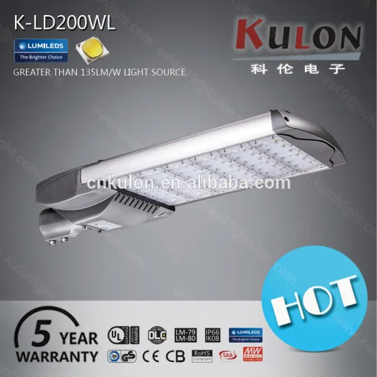 China manufactures luminaires 200w lighting fixtures led street light