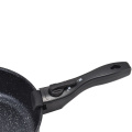 Stackable grill pan with removable handle