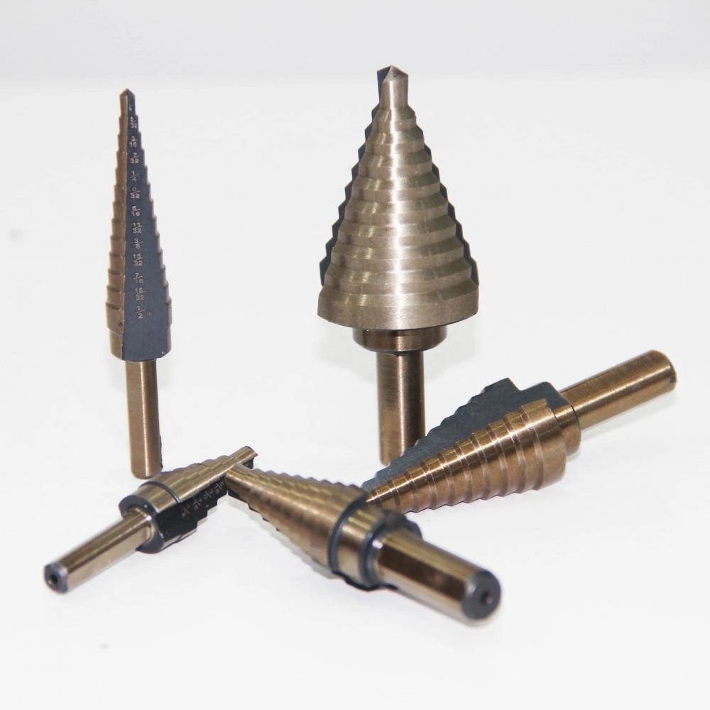 5pcs HSS Step Drill Bits مجموعة