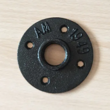 Industrial pipe fittings 3/4 antique floor flange for handrail
