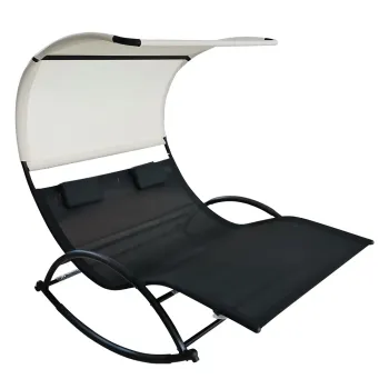 Elegant Outdoor Aluminum Beach Ledge Sunlounger