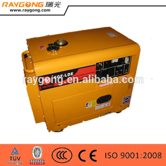 small silent air cooled 5kw 10kw electric diesel generator set