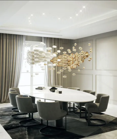 Luxurious Exquisite Hotel villa Crystal Chandeliers