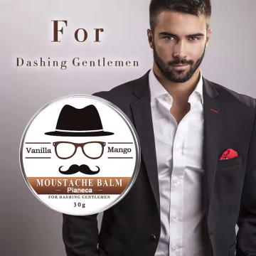 All-Natural Organic Beard Cream for Moisturizing and Strong Hold