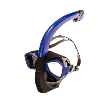 Maschera per immersioni in vetro a faccia a faccia piena professionale con occhiali di silicone