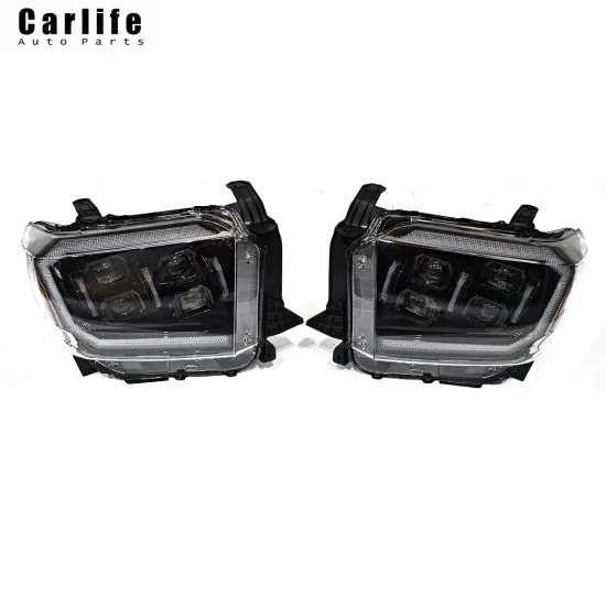 4 LENS LED Headlights Assembly for Toyota Tundra 2014-2020