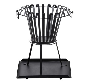 Fire Pit with Chimney for Garden