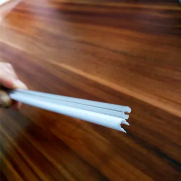 Professional manufacture clear milky white Insulation strip extrusion plastic pc stripe profile