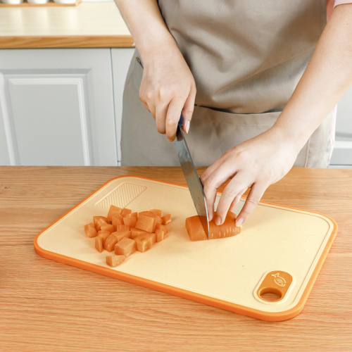 Bloc de coupe de cuisine pour planche à découper double face de petite taille