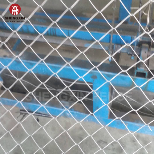 Chain Link Fence Galvanized Coated Used Decorative Chain Link Fence Manufactory