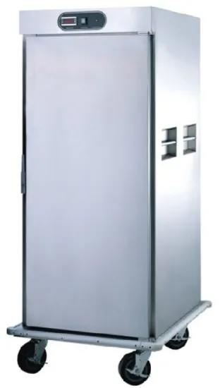 GN 2/1 banquet cart, Heated w/ humidification, 1-d