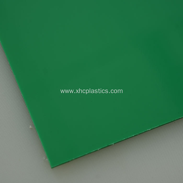 Two color HDPE sheets for playground equipment