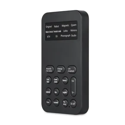 Universal Mini Sound Card Voice Changer for Mobile Phones and Computers: New Functions