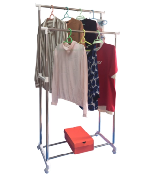 Clothes Airer Cart with double rods