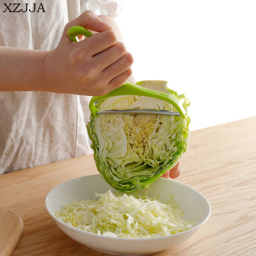 XZJJA Stainless Steel Cabbage Slicer Vegetables Graters Wide Mouth Fruit Peelers Knife Potato Big Zesters Cutter Kitchen Gadgets