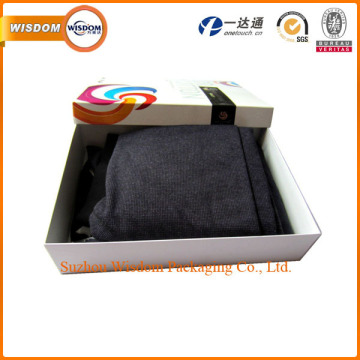 Cheap price packaging clothing folding paper box printing with lid