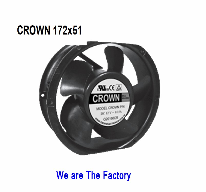 Crown 17051 wasserdichte A3 DC -Lüfter für