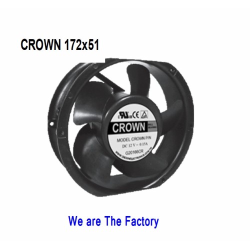 Crown 17051 Wodoodporny wentylator A3 DC