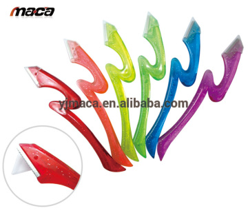 Hot sale China colorful plastic handle beauty eyebrow razor