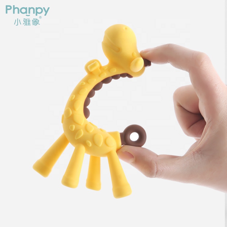 Top Quality Giraffe Teether Toy In Silicon