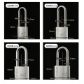 304 Padlock de aço inoxidável Padlocks Anti-roubo de dormitório ao ar livre