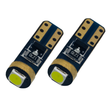 Factory Supply CANBUS T5 LED 5050 1SMD Auto Instrument Panel Warning Light