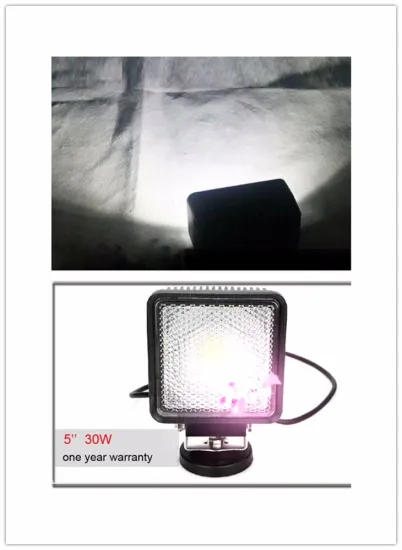 12V 30w offroad LED work light/lamp offroad Driving lamp 4x4 accessories 30W Led work light 30w offroad driving light