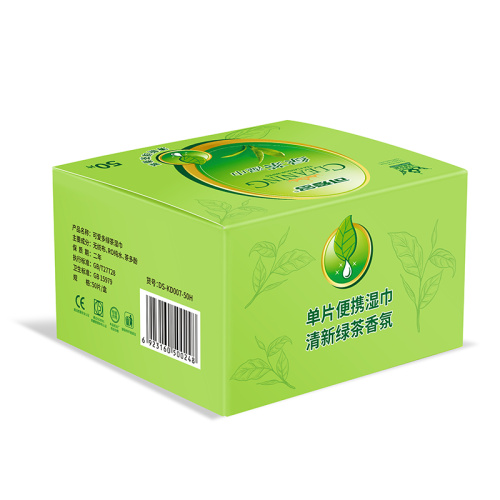 Green tea Scented Personal Wipes Pre-Moistened