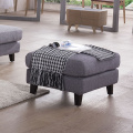 3-teiliges Leinen Gepolstertes Chaise Sectional Sofa Set