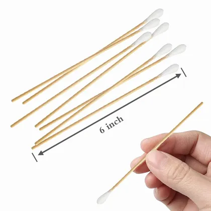 Organic Cotton Swabs and Buds for Removing Purcotton Disposable Eyelash Extension Glue