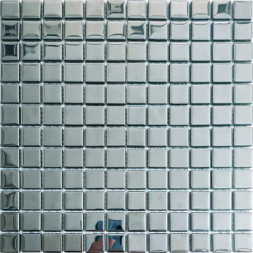 23*23mm Restoran Restoran Modern Wall Hiasan Jubin Perak