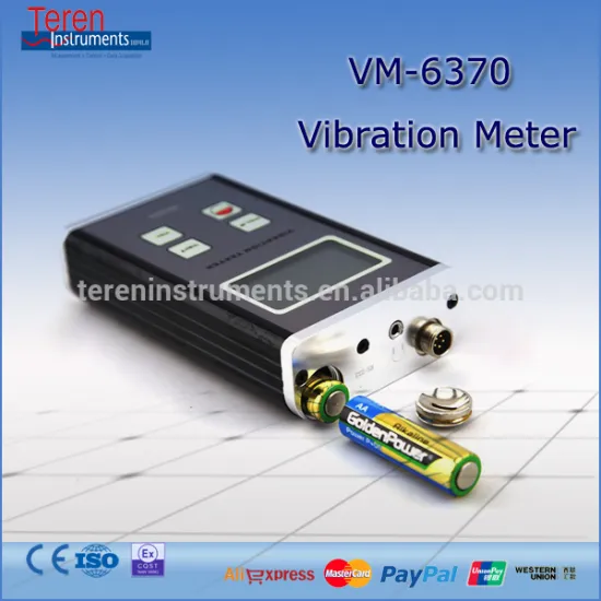 Accelerometer vibration machine in testing equipment