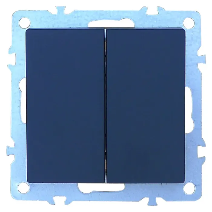 Toma de corriente europea alemana de 2 vías blanca