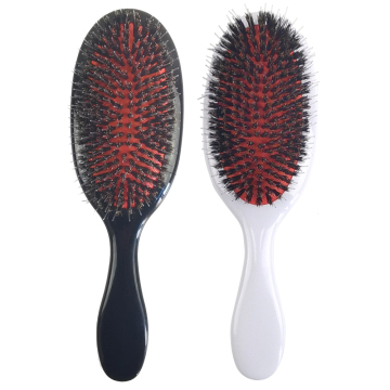 Tangle-Free Oval Wool Hair Salon Equipment: Air Cushion Paddle Brush for Extensions and Wigs