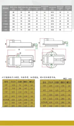 Accu-lock QM16 100mm Milling Machine Vice