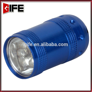 GF-6064 High-powerful 2*CR2032 Battery 6 LED Small torch flashlight led super bright key chain flashlight
