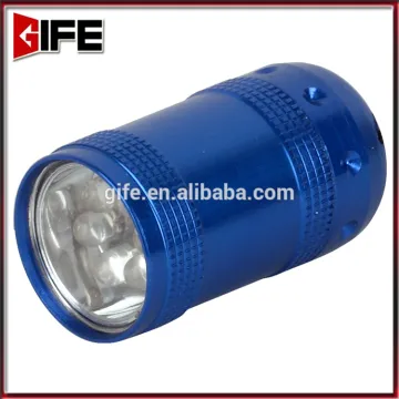 GF-6064 Ningbo Factory 6LED Aluminum Flashlight led Portable key chain flashlight