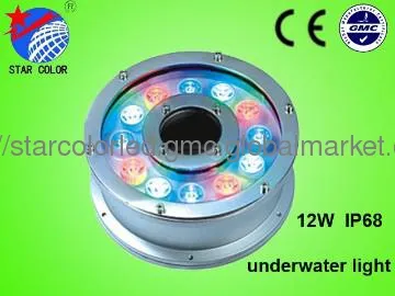 12W starcolor IP 68  underwater led fountain light
